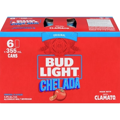 Bud Light Chelada Alcoholic Malt Beverage Original (ID required at pick-up) 6x355.0 ml, $0.73/100ml