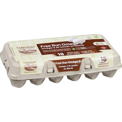White Eggs Free Run Omega-3 Large Size