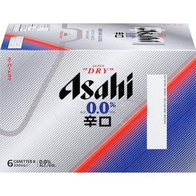 Asahi Bière sans alcool 6x330.0 ml, 0,48 $/100ml