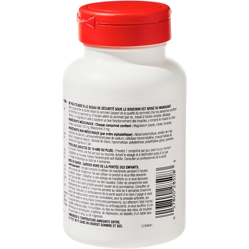 Magnesium 150 mg with Melatonin 3 mg 100 Tablets