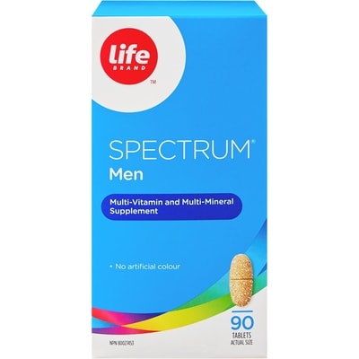 Life Spectrum pour hommes, 90 comprimés 90 ea, 0,17 $/1ch