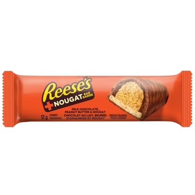 Reese’s Friandise nougat barre 51 g, 3,90 $/100g