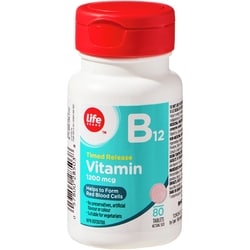 Life Brand Timed Release Vitamin B12 1200 mcg 80 Tablets 80 ea, $0.08/1ea