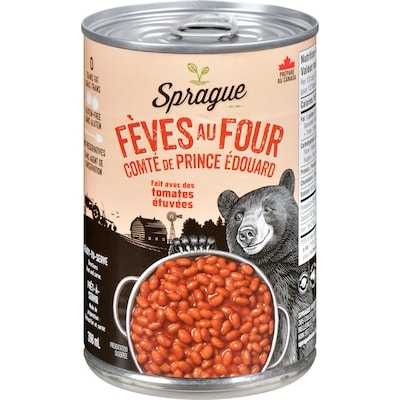 Sprague Féves au four comté de prince édouard 398 ml, 0,70 $/100ml