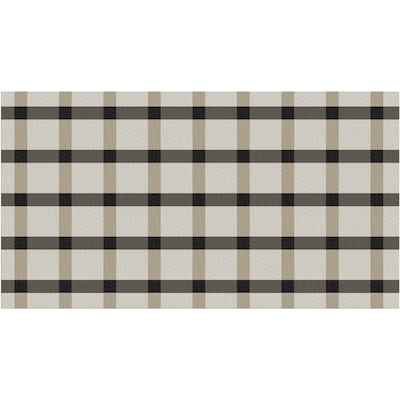 Everyday Essentials Reversible Outdoor Rug 59.06 in x 35.40 in - Plaid 1 ea, $20.00/1ea