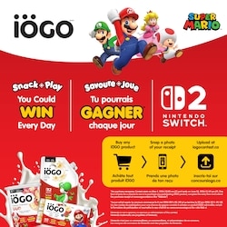 IOGO Strawberry-Kiwi Mango Coconut-Pineapple-Banana Vanilla