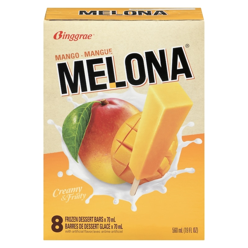 Melona Frozen Dessert Bars Mango