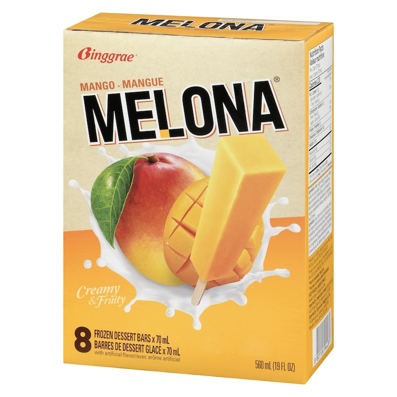 Melona Frozen Dessert Bars Mango
