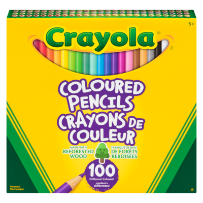 Crayola Crayons de couleur, paquet de 100 100 ea, 0,22 $/1ch