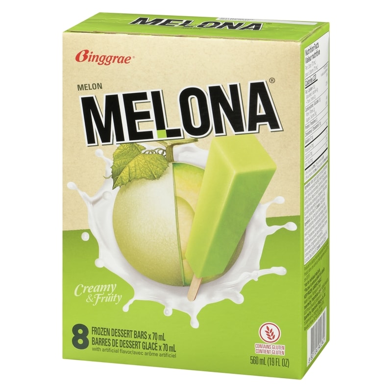 Melona Frozen Dessert Bars Melon