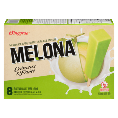 Binggrae Melona barres de dessert glacé melon 560 ml, 1,28 $/100ml