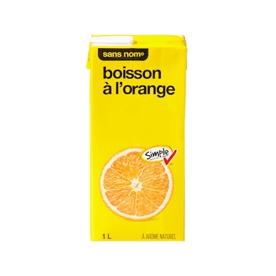 No Name Orange Beverage 1 l, $0.15/100ml