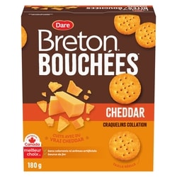 Dare Craquelins Breton Bouchées Cheddar 180 g, 1,67 $/100g