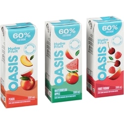 Oasis Hydra Fruit Fruit Juice Beverage And Filtered Water - 8000