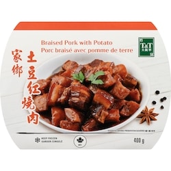 T&T Porc braisé avec pommes de terre 400 g, 2,25 $/100g