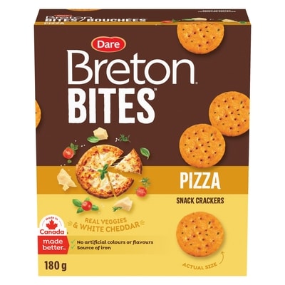 Dare Bites Snack Crackers Pizza 180 g, $1.94/100g
