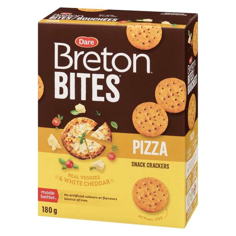 Bites Snack Crackers Pizza