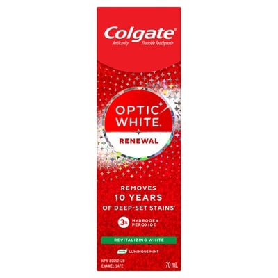 Colgate Optic White Renewal Whitening Toothpaste 70 ml, $12.84/100ml