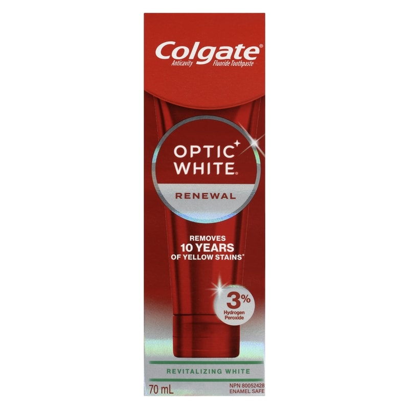 Optic White Anticavity Fluoride Toothpaste Renewal Revitalizing White