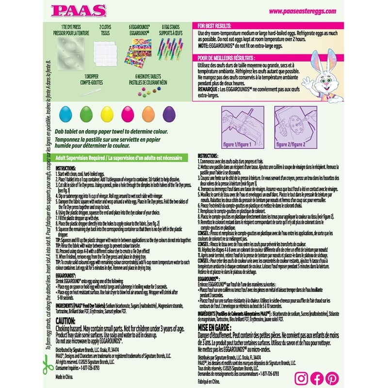 Tie Dye Egg Decorating Kit