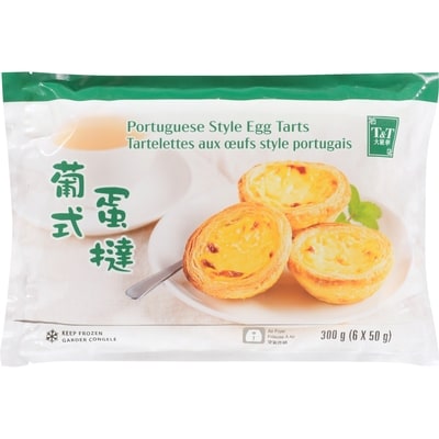 T&T Portuguese Style Egg Tarts 300 g, $1.66/100g