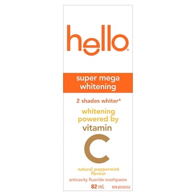 Colgate Super Mega Whitening Toothpaste with Fluoride, Peppermint 82 ml, $14.62/100ml