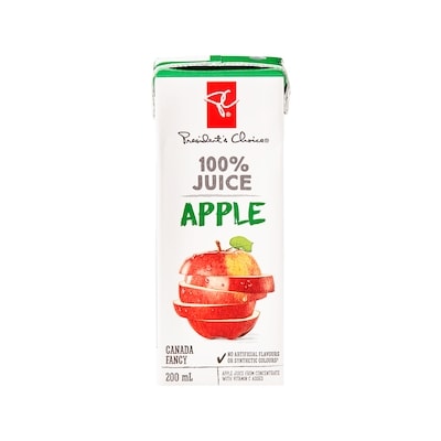 le Choix du Président Jus de pomme à 100 % 10x200.0 ml, 0,20 $/100ml