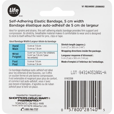 Bandage élastique auto-adhésif