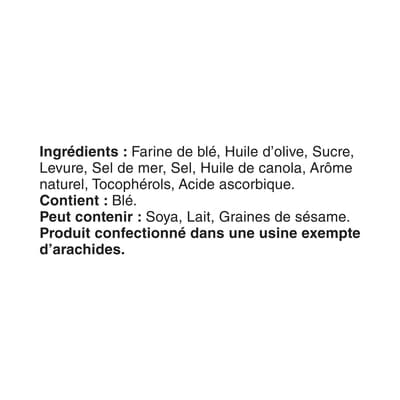 Boulangerie Grissol Baguettes Huile d’olive et sel de mer