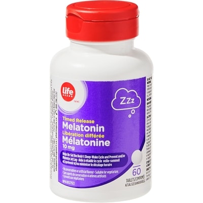 Life Brand Timed Release Melatonin 10 mg 60 Tablets 60 ea, $0.08/1ea