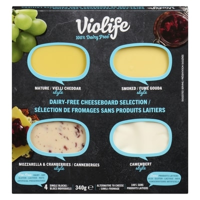 Violife Alternative To Cheese Dairy-Free Cheeseboard Selection 340 g, $3.53/100g