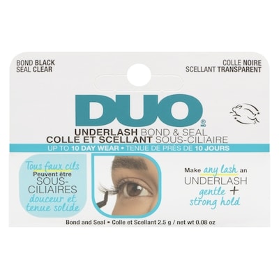 Duo Colle et scellant sous-ciliaire noire transparent 1 ea, 14,99 $/1ch