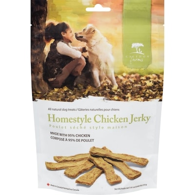 Caledon Farms All Natural Dog Treats Homestyle Chicken Jerky 210 g, $5.00/100g