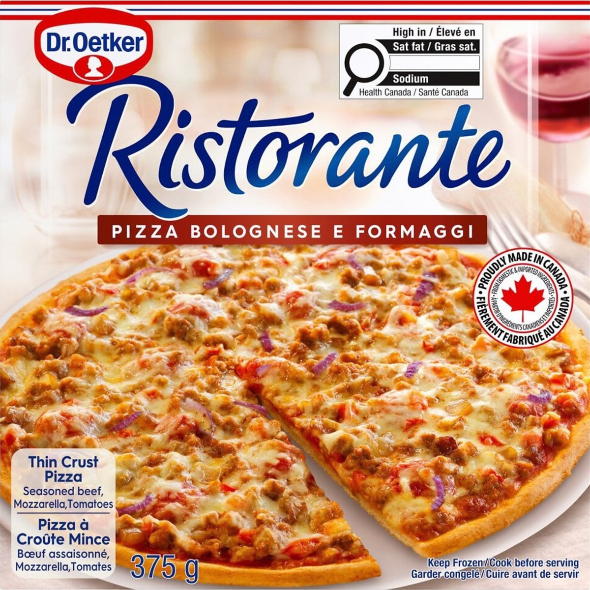 Dr. Oetker Ristorante Bolongnese E Formaggi Pizza