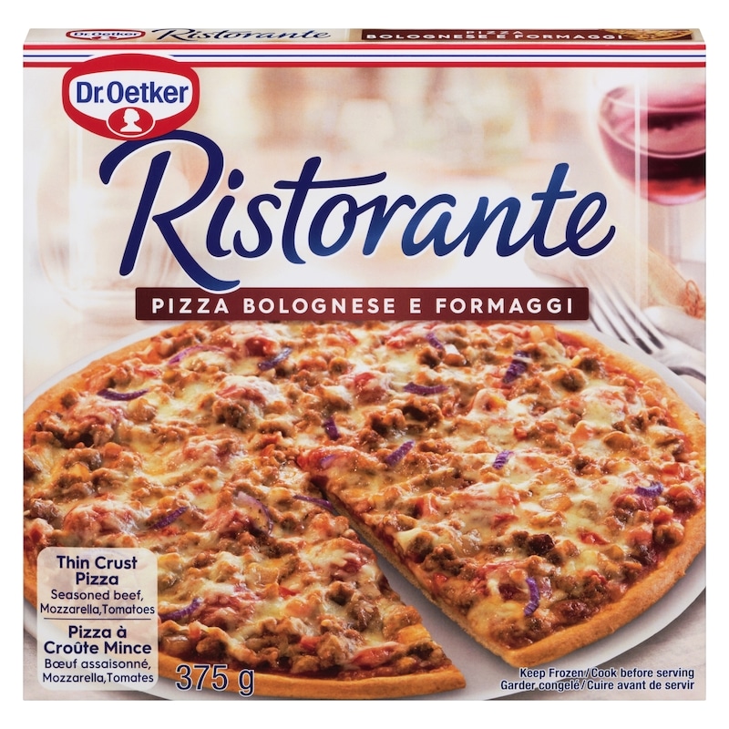 Ristorante Thin Crust Pizza Seasoned Beef, Mozzarella, Tomatoes