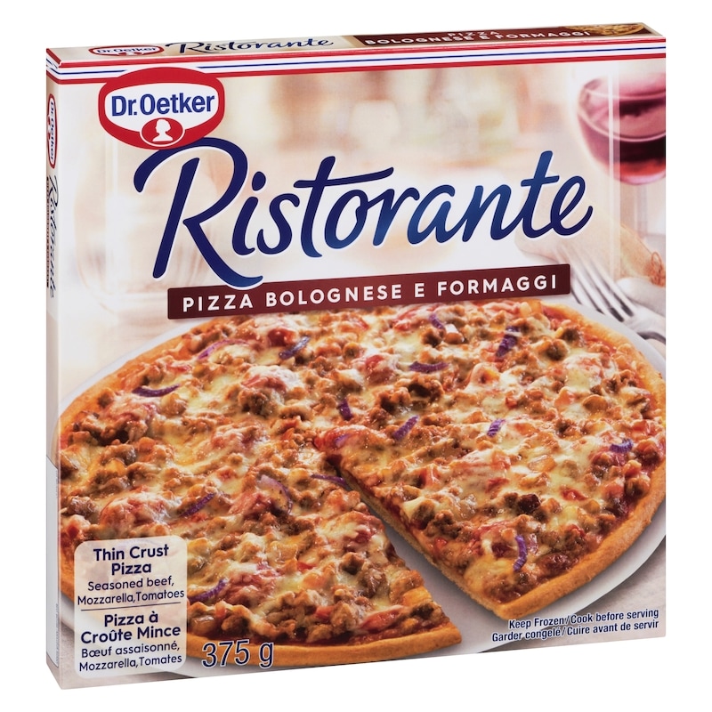 Ristorante Thin Crust Pizza Seasoned Beef, Mozzarella, Tomatoes