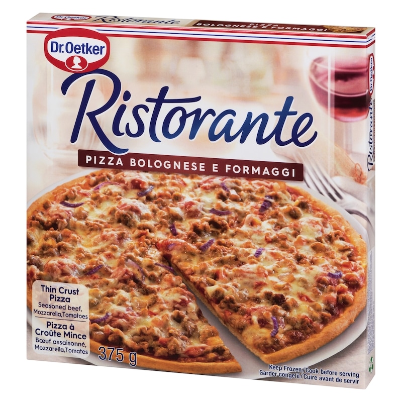 Ristorante Thin Crust Pizza Seasoned Beef, Mozzarella, Tomatoes