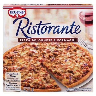 Dr. Oetker Ristorante pizza à croûte mince bœuf assaisonné, mozzarella, tomates 368 g, 1,90 $/100g