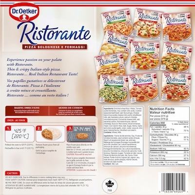 Ristorante pizza à croûte mince bœuf assaisonné, mozzarella, tomates
