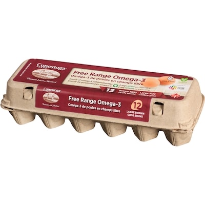 Brown Eggs Free Range Omega-3 Large Size