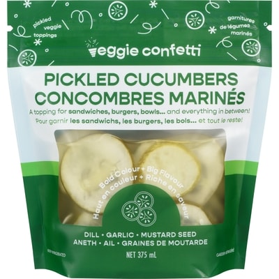 null Pickled Veggie Toppings Pickled Cucumbers 375 ml, $1.87/100ml