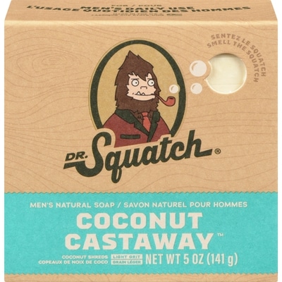 DR.Squatch Men's Natural Soap Coconut Castaway 141.7 g, $7.05/100g