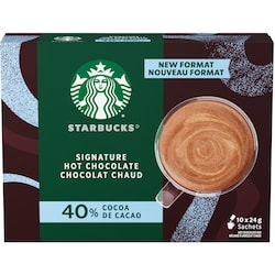 Starbucks CHOCOLAT CHAUD SIGNATURE, 40 % de cacao 240 g, 5,42 $/100g