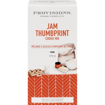 Provisions Food Company Jam Thumbprint Cookie Mix 415 g, $1.93/100g