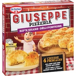 Dr Oetker Giuseppe Pizzeria Pizza Buns Rip'n Share 4 Cheese - 480