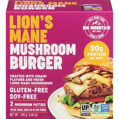 Big Mountain BGMT BURGER DE CHAMPIGNONS 240 g, 3,33 $/100g