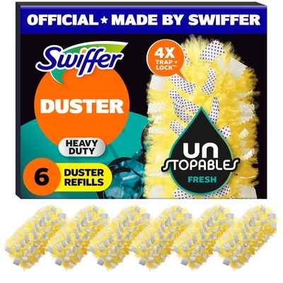 Swiffer Dusters Multi-Surface Heavy Duty Duster Refills, Unstopables Fresh Scent, 6 Count 6 ea, $2.33/1ea