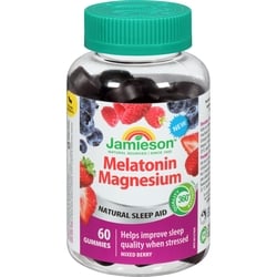 Jamieson Melatonin Magnesium Mixed Berry - 60 ea | No Frills Online