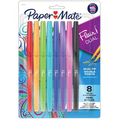 PaperMate Stylo double pointe, paquet de 8 1 ea, 19,50 $/1ch