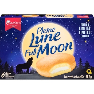 Vachon Pleine lune gâteaux emballés individuellement vanille édition limitée 282 g, 1,95 $/100g